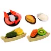 LEAN TOYS Sushi žaislų rinkinys su krevetėmis, 24 detalės