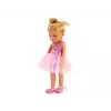 LEAN TOYS Pink Ballerina Doll 33cm su Suknele, Baleto Batais, Tiara