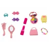 LEAN TOYS Balerinos lėlė su rožiniais aksesuarais