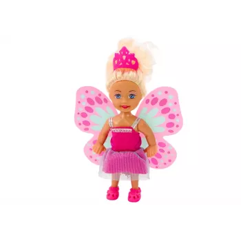 LEAN TOYS 2in1 Mini Doll Mermaid Fairy Tail Wings