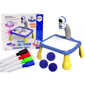 LEAN TOYS Space Projector Drawing Projector for Kids - Blackboard Table Space Theme