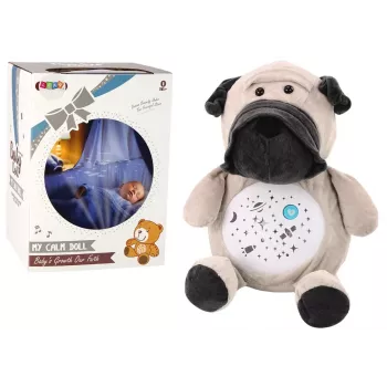 LEAN TOYS Teddy Bear Sleeping Lights Sounds Night and Day Mode Dog