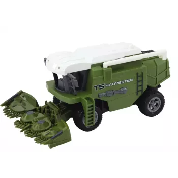 LEAN TOYS RC Agricultural Combine Harvester Remotely Controlled Agricultural Machine Green