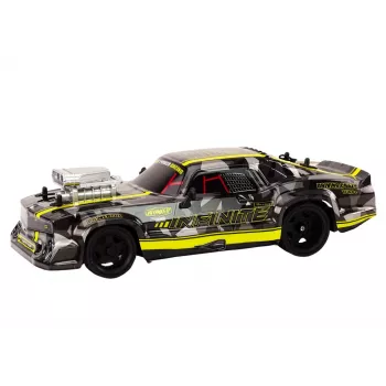 LEAN TOYS RC Remote Control Car 1:16 Rubber Wheels Drift Black