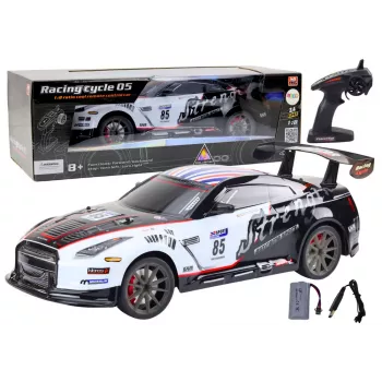 LEAN TOYS Didelis nuotoliniu būdu valdomas sportinis automobilis 1:8 Šviesos Garsai