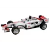 LEAN TOYS nuotoliniu valdymu valdomas lenktyninis automobilis RC Racer 1:12 sidabrinis šviesos garsai