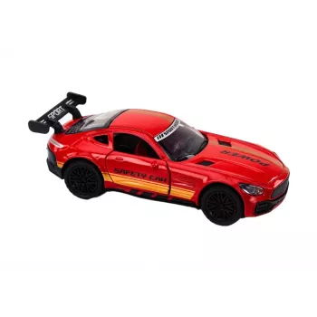 LEAN TOYS Sportinis automobilis 1:32 liejimo modelis Porsche 911 Carrera S raudonas su atbulinės eigos mechanizmu ir spoileriu
