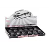 LEAN TOYS Sportinis automobilis 1:32 veiksmo figūrėlė su spoileriu, metalinis, juodas, su garsu
