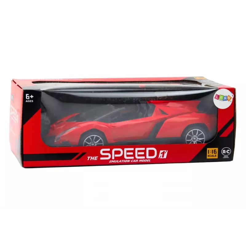 LEAN TOYS Car Remote Controlled Sports Car RC 1:16 Red
