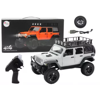 LEAN TOYS nuotoliniu valdymu RC 2.4G visureigis 4x4 pilkas