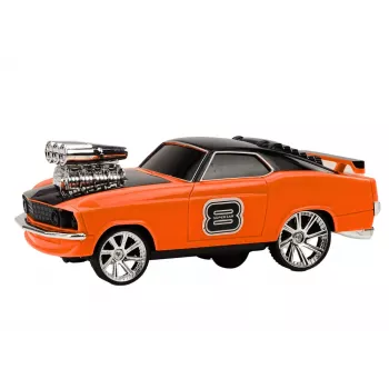 LEAN TOYS RC automobilis 1:18 Drift 360 Šviesos Garsai Oranžinis