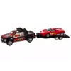 LEAN TOYS Pickup Truck With Tow Truck Semi-Trailer Sports Car Off-road Set