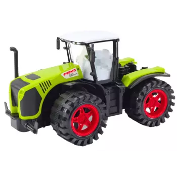LEAN TOYS Ūkio Traktorius Didelis Friction Drive Žalias Žemės Ūkio Automobilis