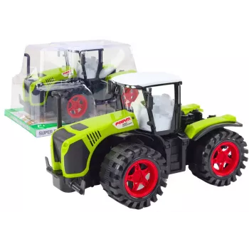 LEAN TOYS Ūkio Traktorius Didelis Friction Drive Žalias Žemės Ūkio Automobilis