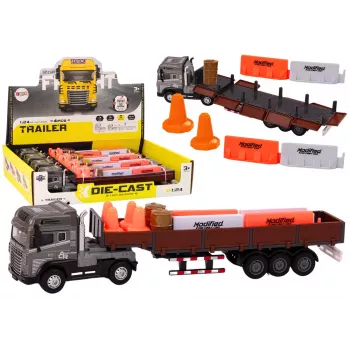 LEAN TOYS Sunkvežimis su Priekaba 1:24 TIR Automobilis Sunkvežimis Priedai Garsai