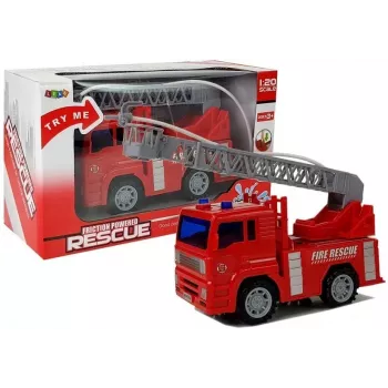 LEAN TOYS Battery Operated Fire Truck 1:20 with Water