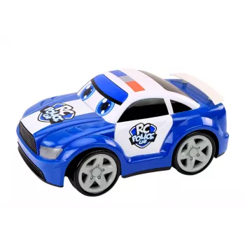 LEAN TOYS Cartoon Police Car Remote Controlled Lights Sounds