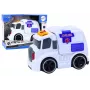 LEAN TOYS Greitosios pagalbos automobilis su šviesomis ir garsais - Baltas