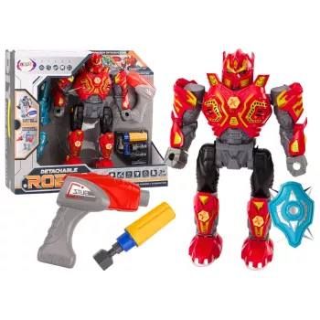 LEAN TOYS Screwing Robot Weapon Drill Screwdriver Light Sound Red