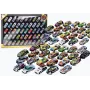 LEAN TOYS Spyruoklių rinkinys automobiliams, varikliniams automobiliams, spalvingas, 50 vnt.