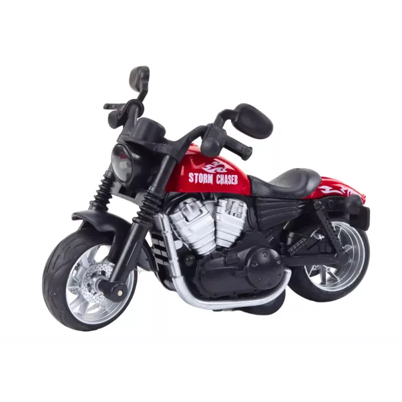 LEAN TOYS Harley Sports Motorcycle with Friction Drive 3 Spalvų