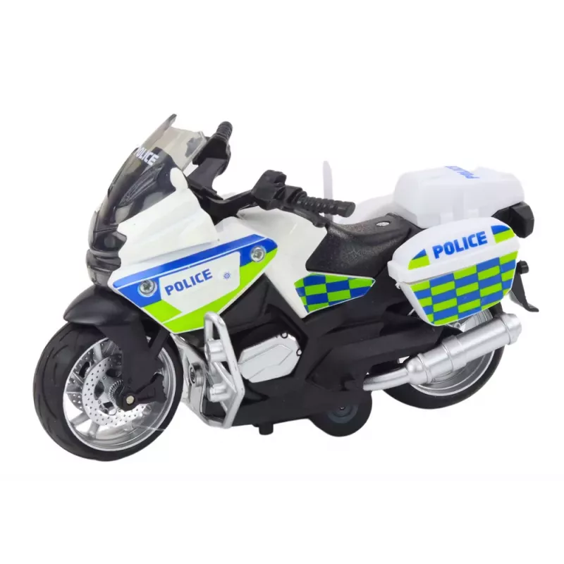 LEAN TOYS Sportinis motociklas su inercine pavara, 3 dizainai, geltona oranžinė balta