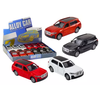 LEAN TOYS Passenger Car 1:32 Lights Sounds Drive Opening Metal Doors