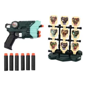 LEAN TOYS Foam Dinosaurs Green Arrow Set