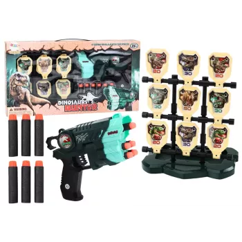 LEAN TOYS Foam Dinosaurs Green Arrow Set