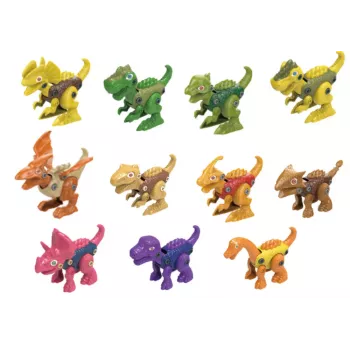 LEAN TOYS Dinosaur Rolling Eggs 12 Pieces Set Colorful