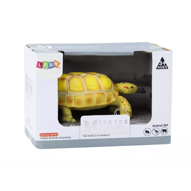 LEAN TOYS Collectible Figurine Tortoise Reptile Yellow C