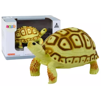 LEAN TOYS Collectible Figurine Turtle Reptile Light Yellow Brown