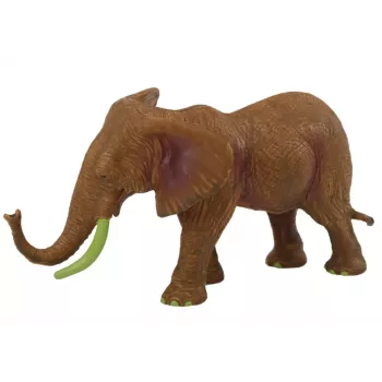 LEAN TOYS Collectible Figurine African Elephant Safari Brown