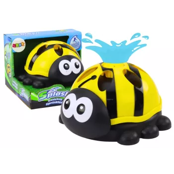 LEAN TOYS Sodo purkštuvas Boružė Vandens fontanas Geltona