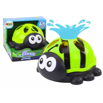 LEAN TOYS Sodo purkštuvas Biedronka Vandens fontanas Žalia