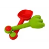 LEAN TOYS Smėlio žaislų rinkinys su dušo laistytuvu ir dinozaurų formelėmis