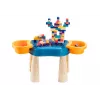 LEAN TOYS Multifunctional Table 4in1 Blocks Fishing Drawing Blue