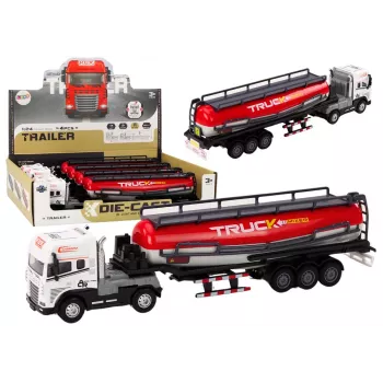 LEAN TOYS Sunkvežimis su Priekaba TIR 1:24 Automobilio Sunkvežimio Priedai Garsai Cisterna