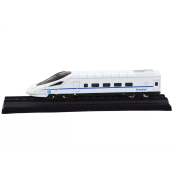 LEAN TOYS Collectible Model Train Wagon White 1:48 Metal