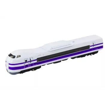 LEAN TOYS Collector's Model Train Wagon 1:48 Metal White and Purple