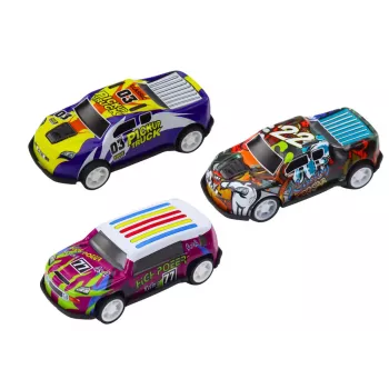 LEAN TOYS Spyruoklių rinkinys lagaminėlyje, 25 vnt. Kelio ženklai, Automobiliai