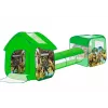 LEAN TOYS 3-in-1 Playground for Children Tent House Pool Dinosaurs