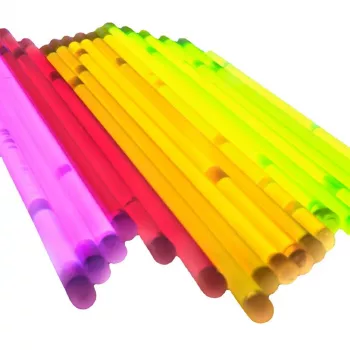 LEAN TOYS Liuminescencinės galvos juostos 100 vnt. Įvairių spalvų Šviečiančios tamsoje