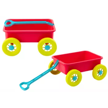 LEAN TOYS Sand Toy Cart Pastel Pink