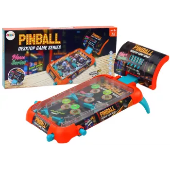 LEAN TOYS Pinball Arcade Game su LED lemputėmis, garsu ir skaitmeniniu rezultatų ekranu