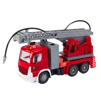 LEAN TOYS Fire Department Friction Drive With Light And Sound Boom