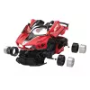 Statybiniai blokeliai su nuotolinio valdymo automobiliu Rastar 1:18 Ferrari FXXK EVO Raudona 88 vnt.