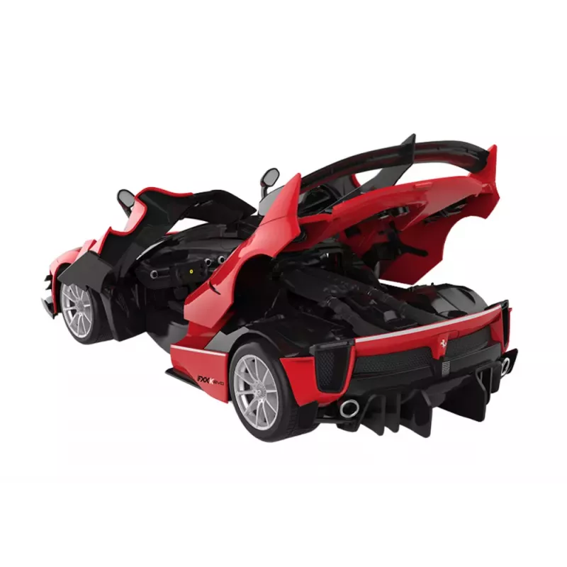 Statybiniai blokeliai su nuotolinio valdymo automobiliu Rastar 1:18 Ferrari FXXK EVO Raudona 88 vnt.