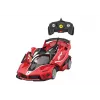 Statybiniai blokeliai su nuotolinio valdymo automobiliu Rastar 1:18 Ferrari FXXK EVO Raudona 88 vnt.