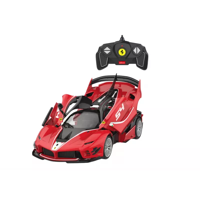 Statybiniai blokeliai su nuotolinio valdymo automobiliu Rastar 1:18 Ferrari FXXK EVO Raudona 88 vnt.